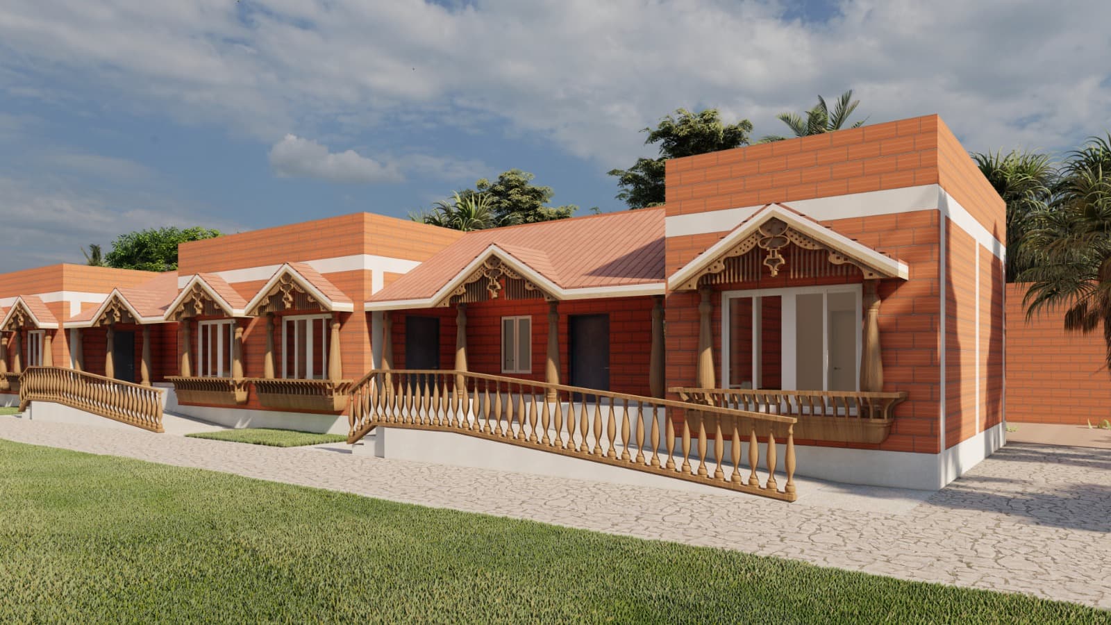 Accommodation block at Aran Senior Living